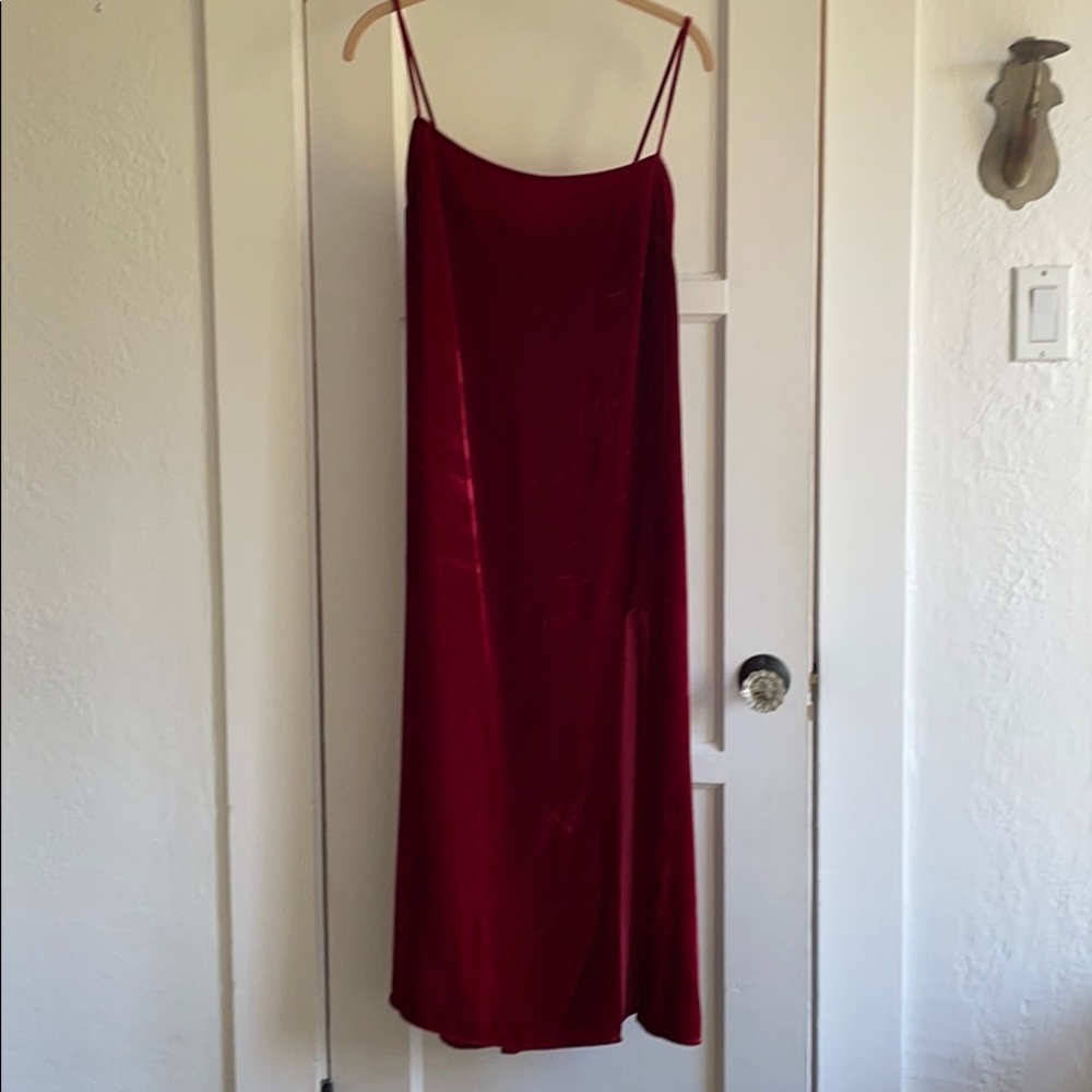 Reformation Ariana dress with slit